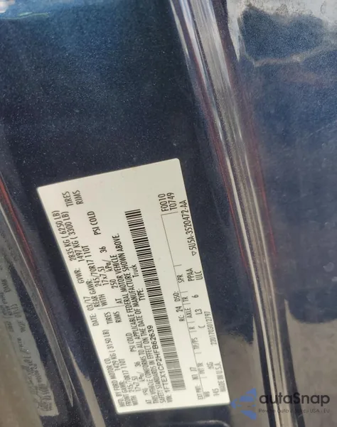 2017 Ford F150 Super Cab from USA, damaged, VIN 1FTEX1CP2HFB62639